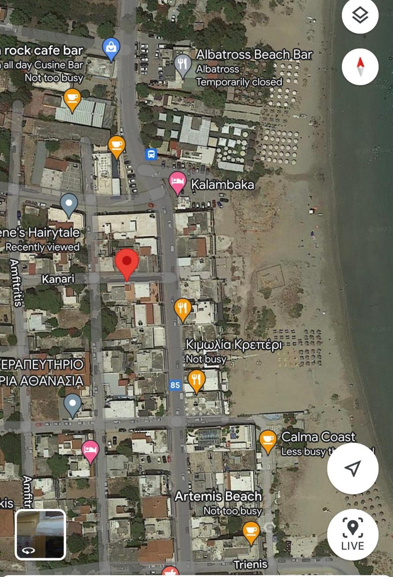 Blue Air Apartment 1Minute From Sea, 15 Min From The Airport Artemis City Center Экстерьер фото